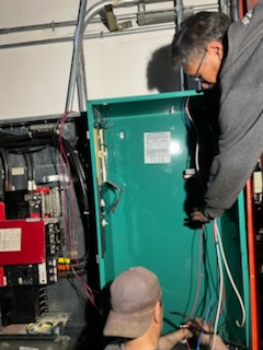 Automatic transfer switch install